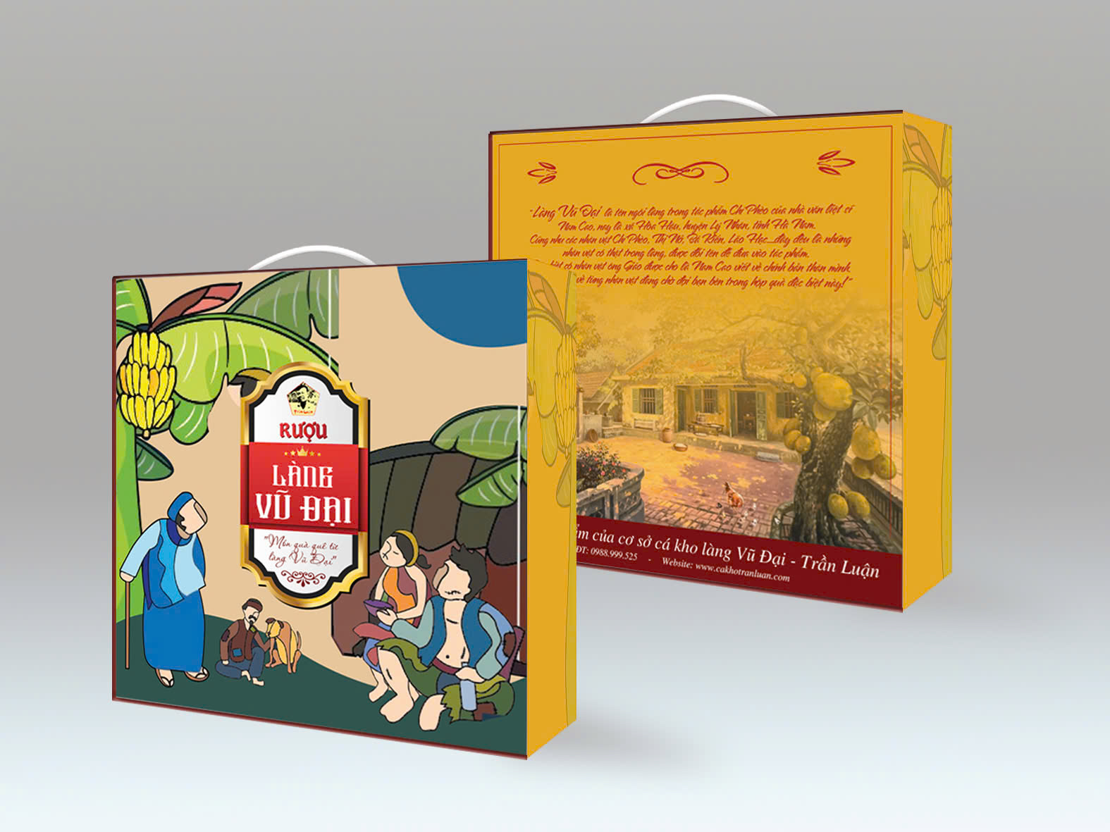 Bộ 5 chai rượu làng Vũ Đại Bộ 5 chai rượu làng Vũ Đại