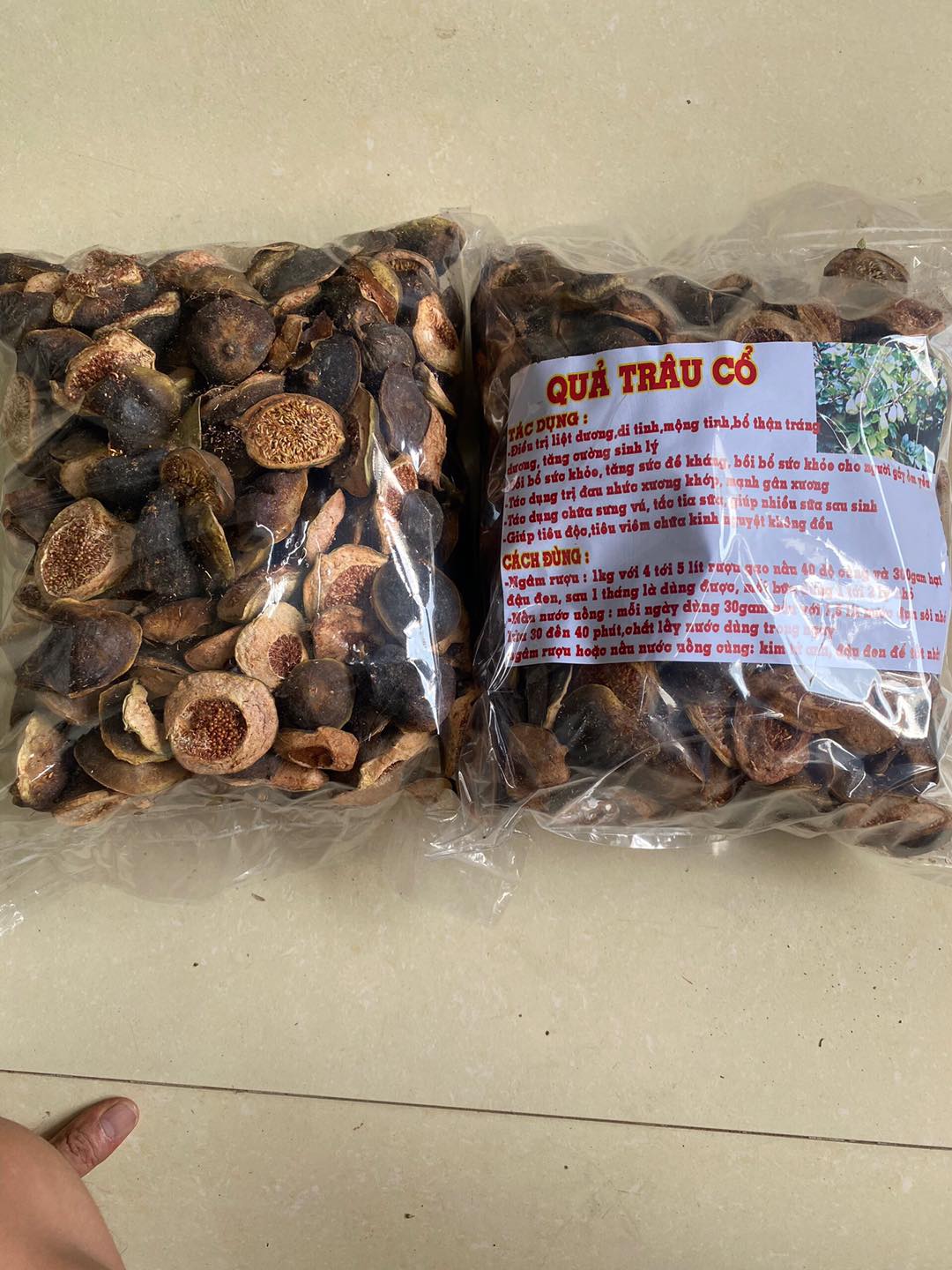 Quả trâu cổ khô ngâm rượu - 360k/kg Quả trâu cổ khô ngâm rượu - 360k/kg